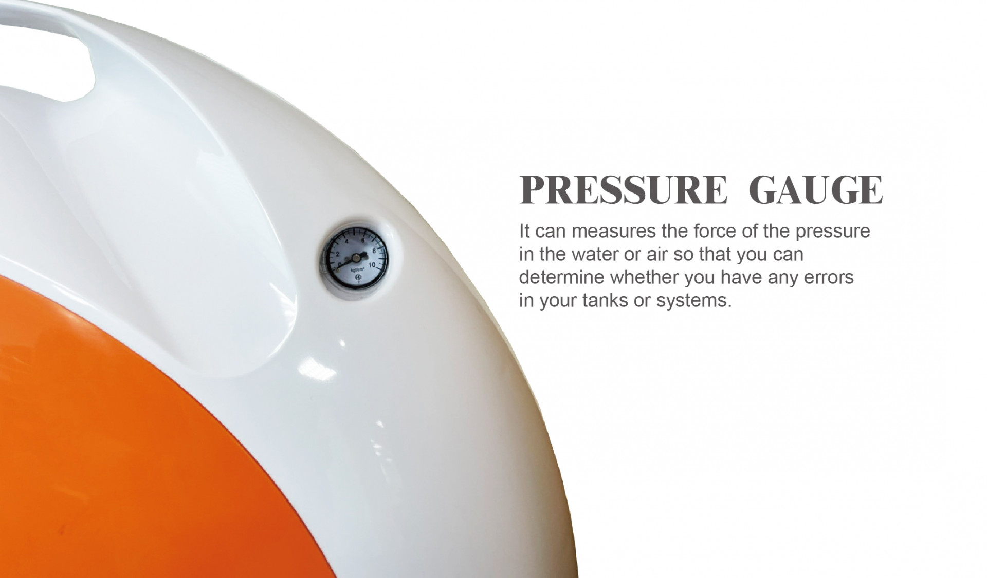 RO SYSTEM PRESSURE GAUGE