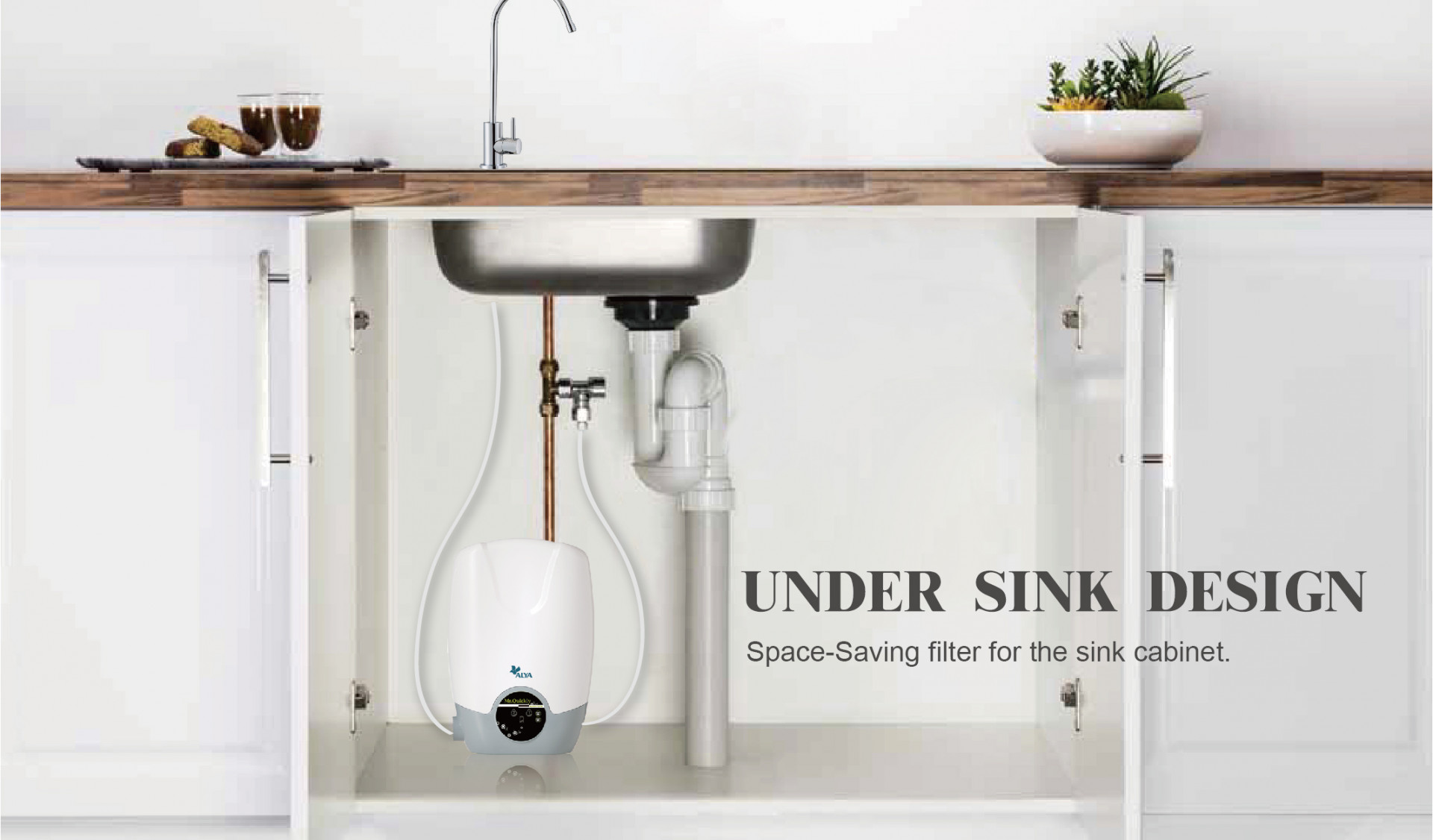 WATER PURIFIER UNDER SINK DESIGN