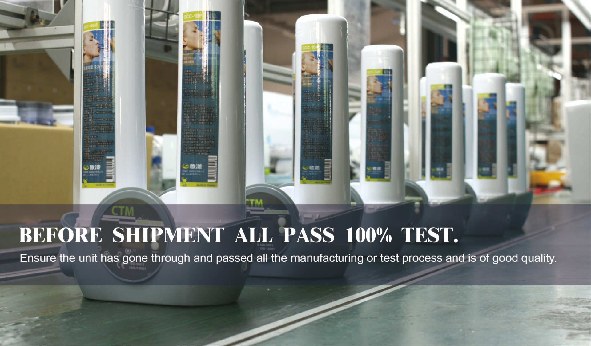 BEFORE SHIPMENT ALL PASS 100% LEAKING TEST