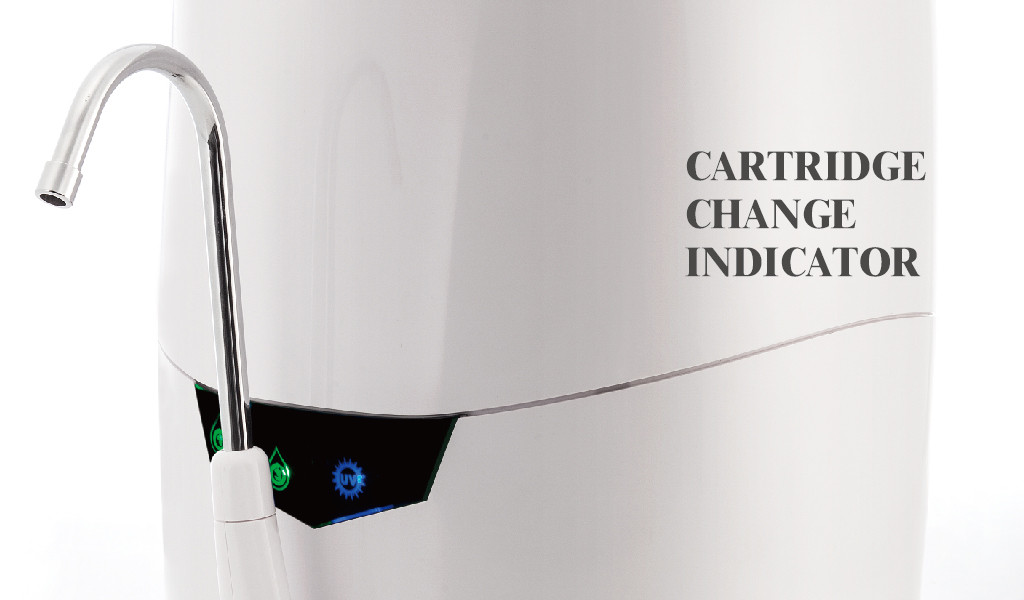 WATER PURIFIER CARTRIDGE CHANGE INDICATOR