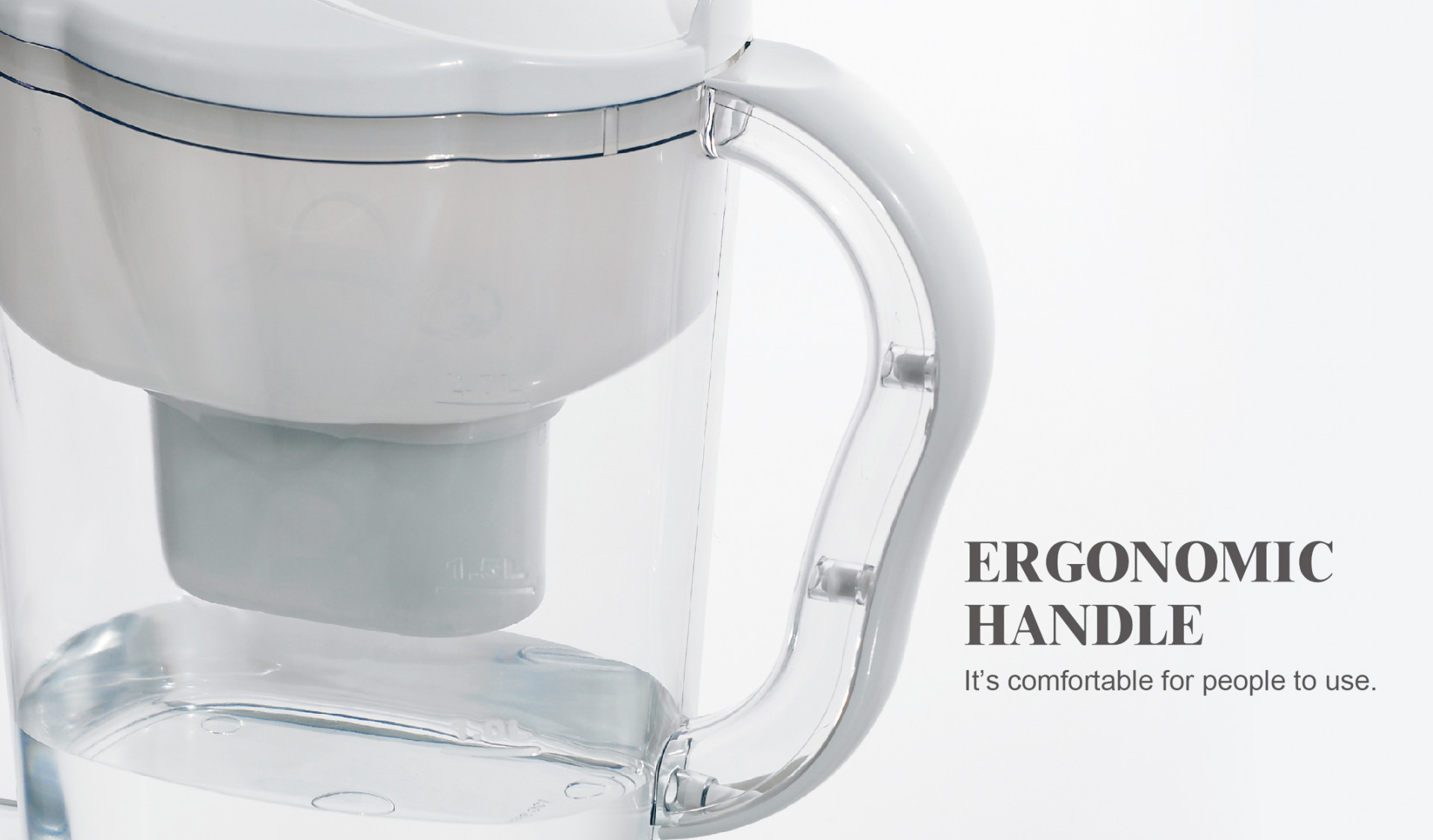 WATER PURIFIER ERGONOMIC HANDLE