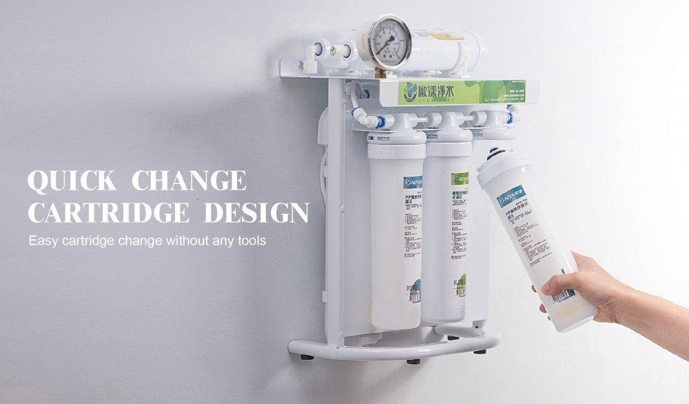 RO SYSTEM QUICK CHANGE CARTRIDGE DESIGN