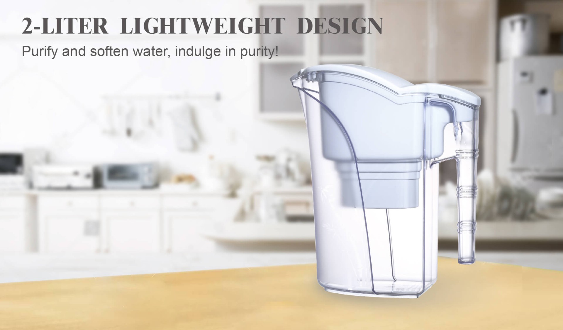 2-Liter Pitcher Lightweight Design